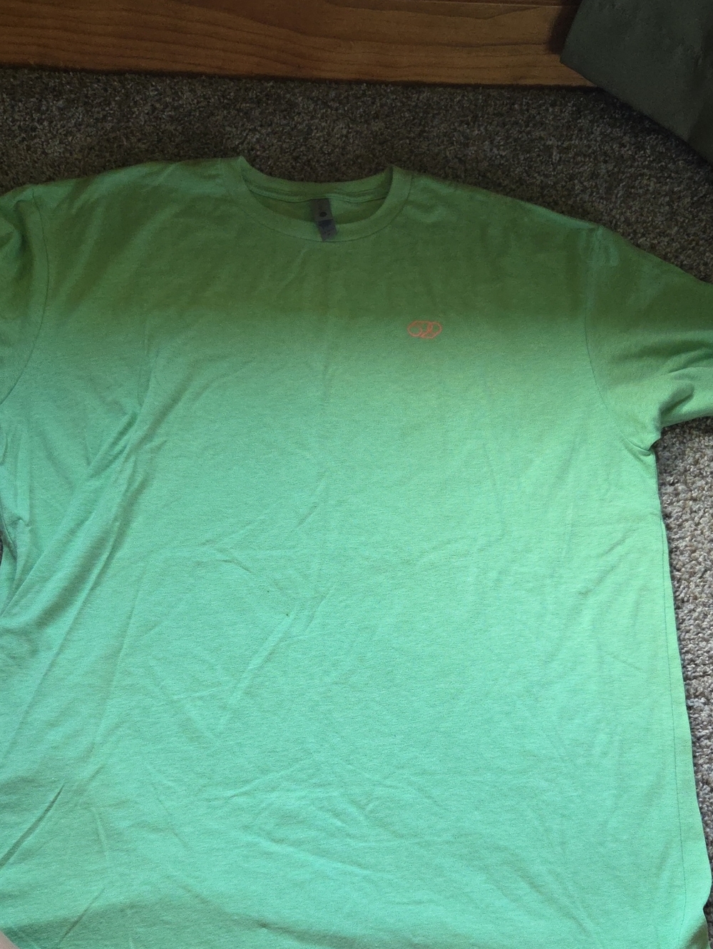 Next Level Apparel Light Green Short Sleeve Crew Neck Tee